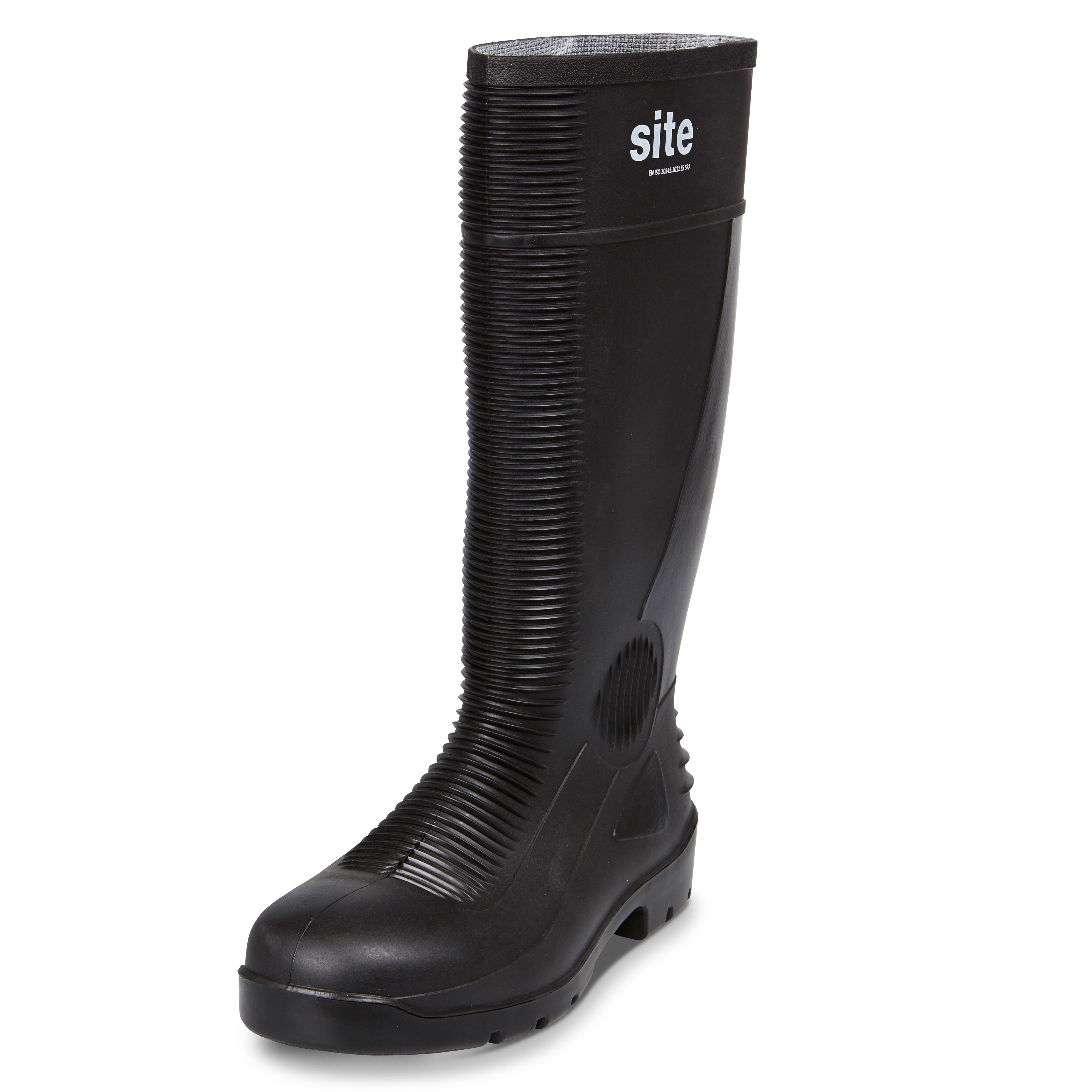 Site Trench Black Safety Wellington Boots, Size 9 Price Comparisons | Compare The Build