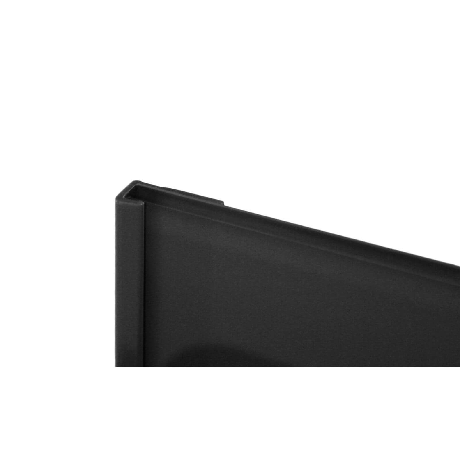 Zenolite Colour Matched PVC Edge Cap - Splashback Profile - 1250mm - Black Price Comparisons | Compare The Build