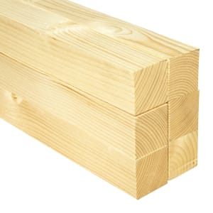 Wickes Sawn Kiln Dried Timber - 47 x 47 x 2400mm - Pack of 6 Price Comparisons | Compare The Build