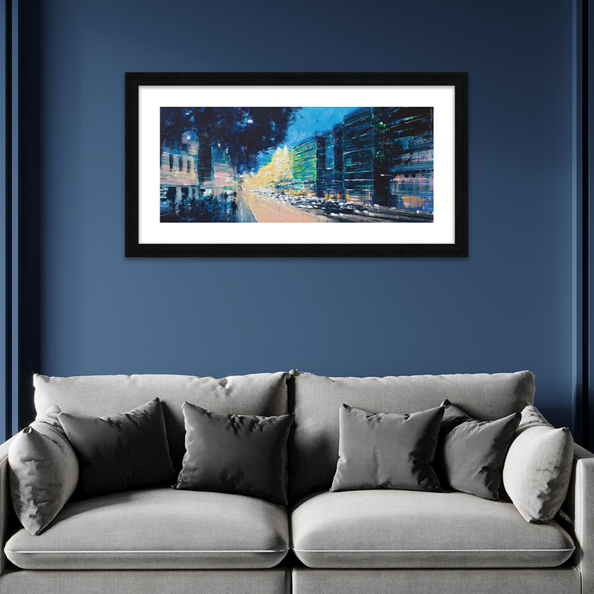 The Art Group Knightsbridge Exodus Harrods Backdrop Framed Print MultiColoured Price Comparisons | Compare The Build