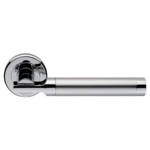 Serozzetta Azul Dual-Tone Round Rose Door Handle - 1 Pair Price Comparisons | Compare The Build