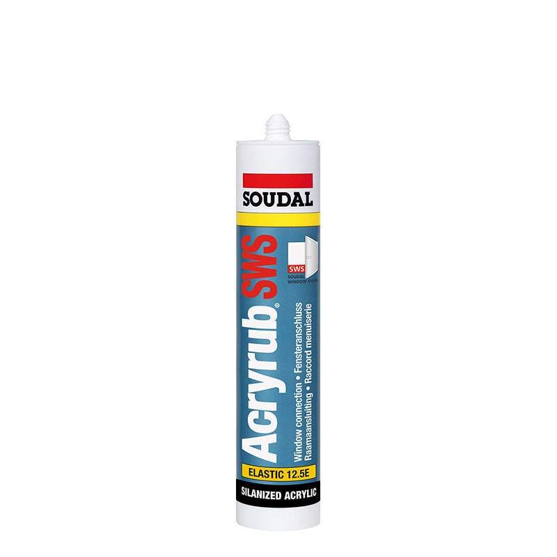 Soudal Acryrub Airtight Interior Sealant Brilliant White - 310ml Tube 124483 Price Comparisons | Compare The Build