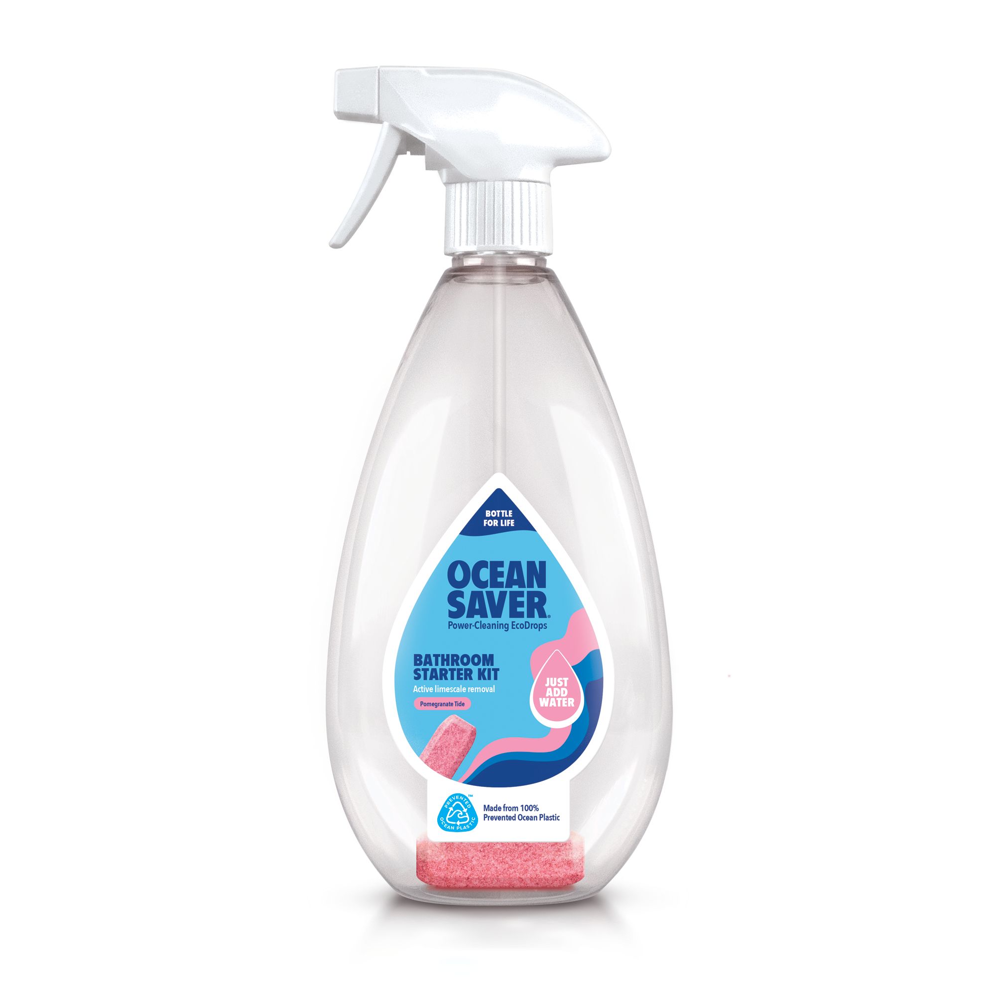 Oceansaver Starter Kits Concentrated Pomegranate Tide Bathroom Cleaning Spray, 75G | Compare The Build