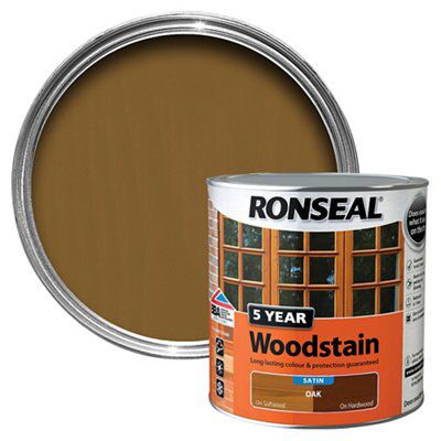 Ronseal Oak High Satin Sheen Wood Stain, 2.5L Price Comparisons | Compare The Build