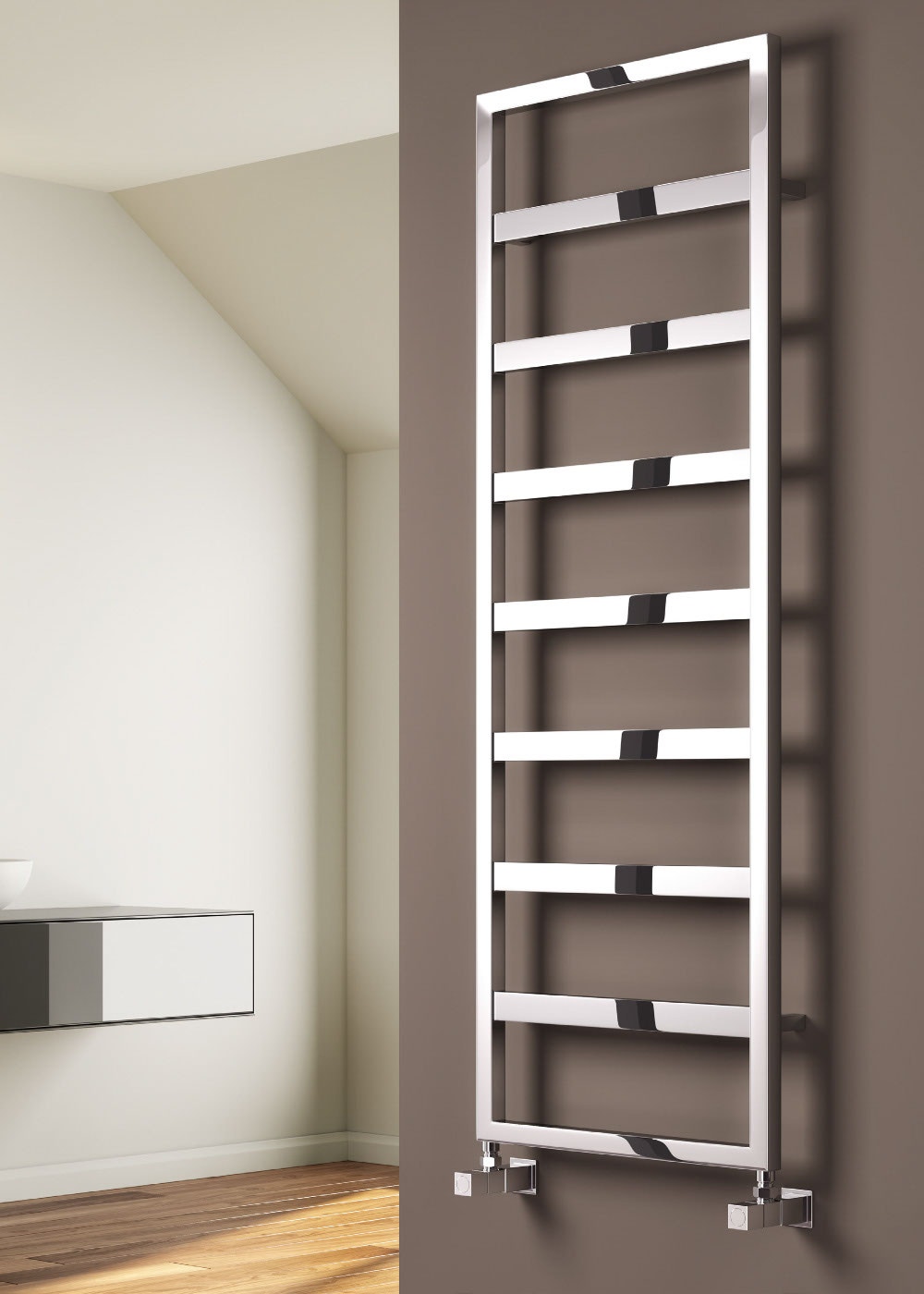 Reina Rezzo Designer Rail, Chrome, 1460x550mm Price Comparisons | Compare The Build