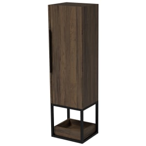 Wickes Rimini Vintage Oak Black Frame Tower Unit - 1250 x 350mm Price Comparisons | Compare The Build