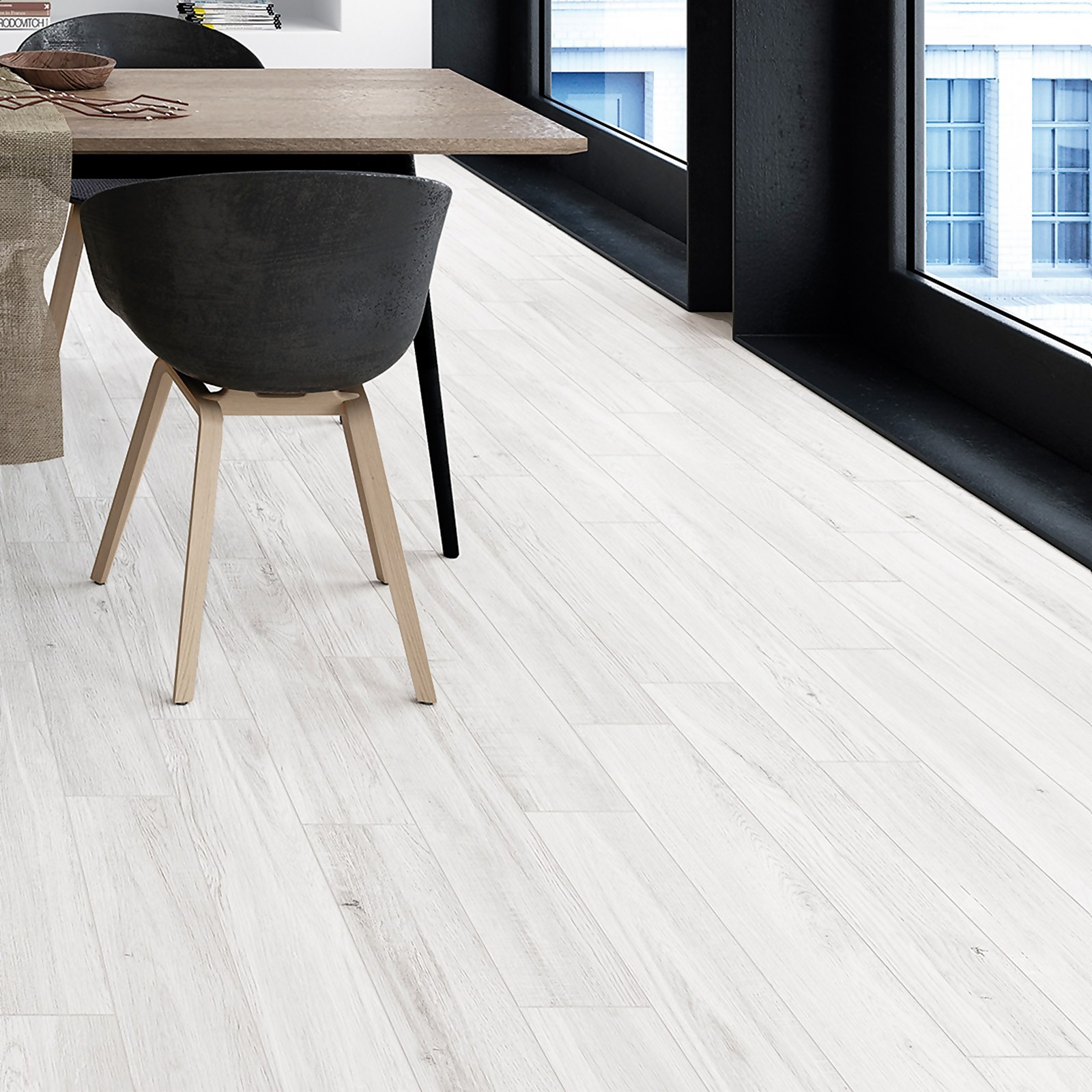 Marquis Sherwood White Porcelain Tile (Sample Only) - 100 x 130mm | Compare The Build