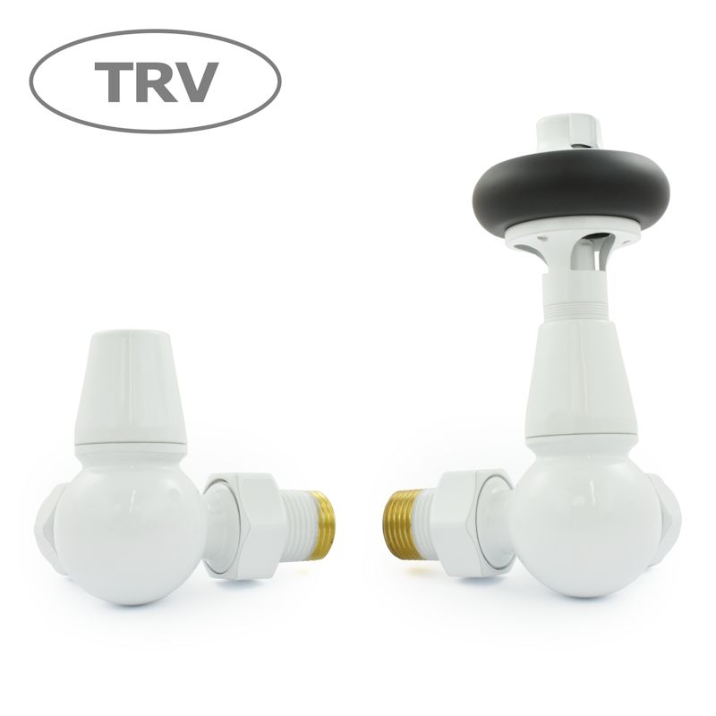 West Thermostatic Valves, Faringdon, White Corner  - 10mm Price Comparisons | Compare The Build