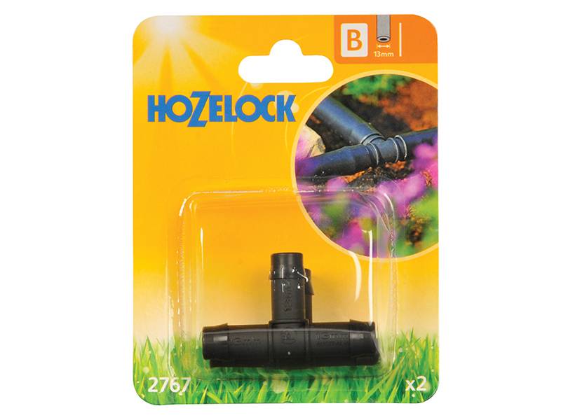 Hozelock HOZ2767 2767 T-Piece 13mm (Pack 2) | Compare The Build