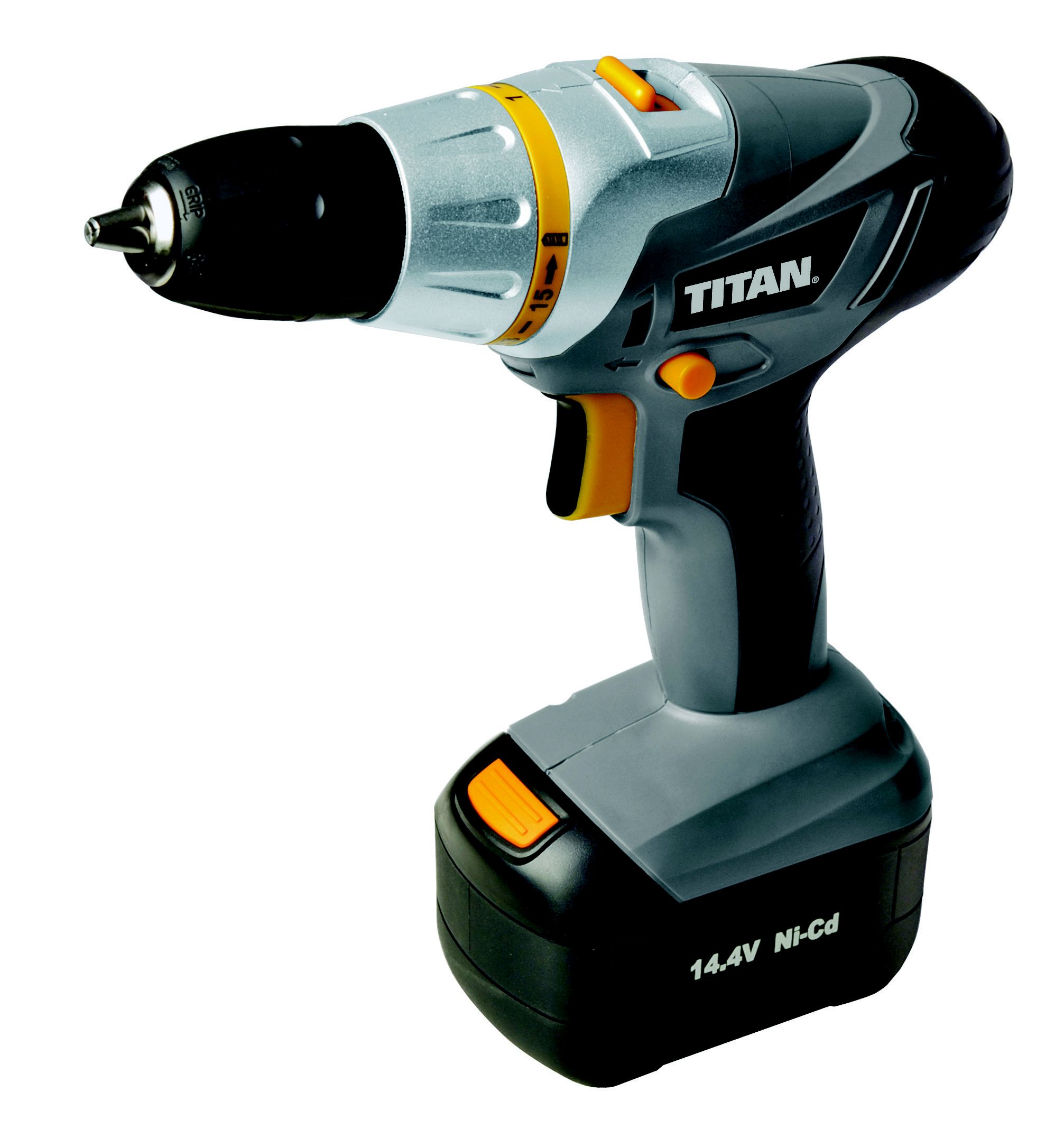 Titan 14.4V 1.5Ah Ni-Cd Cordless Drill Driver 2 Batteries Ttd272Ddh | Compare The Build