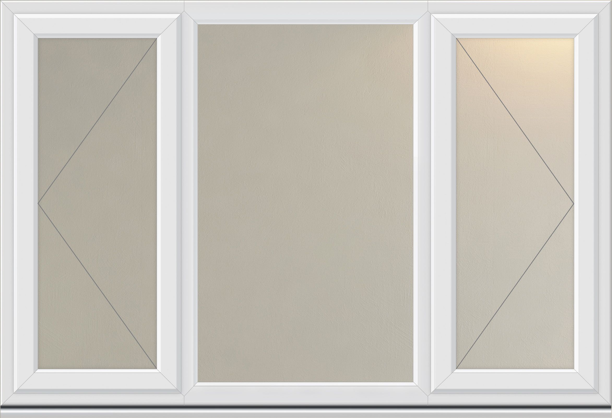 Crystal Clear Double Glazed White Upvc Lh & Rh Side Hung Casement Window, (H)1190mm (W)1770mm | Compare The Build