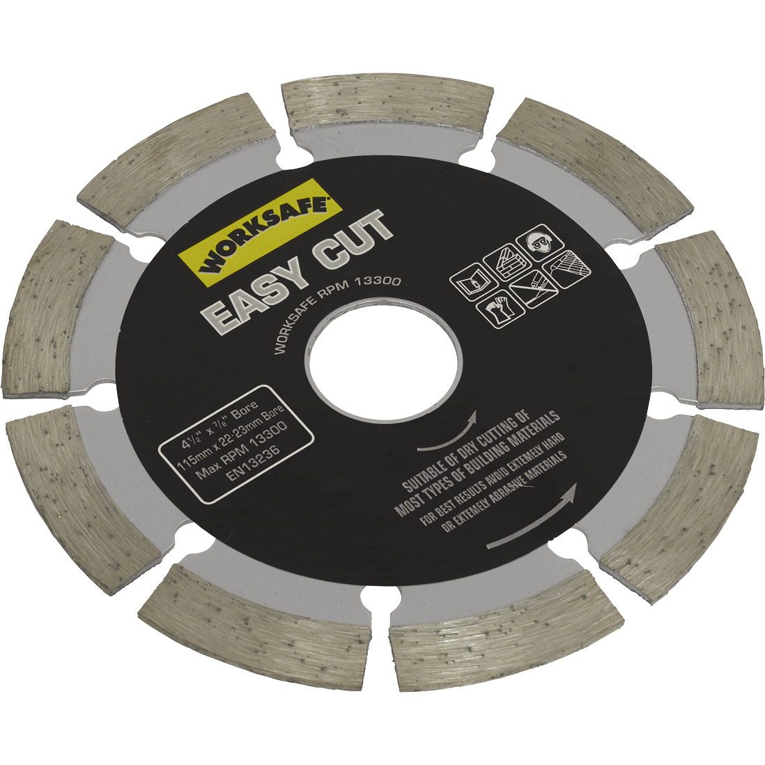 Sealey Easy Cut Segmented Diamond Cutting Disc 115mm | Compare The Build