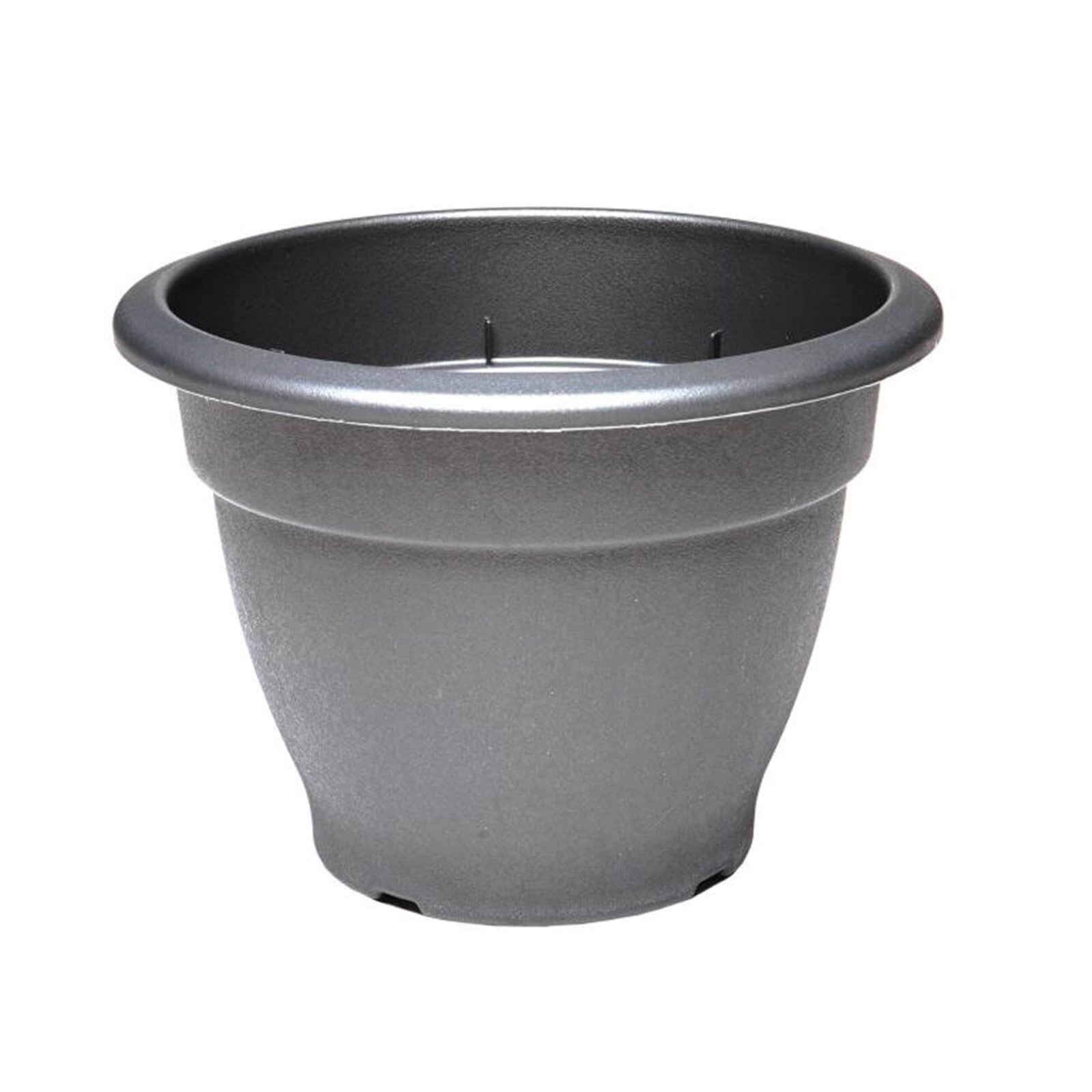 Sankey Round Plastic Black Bell Pot (H)330mm (Dia)460mm Price Comparisons | Compare The Build