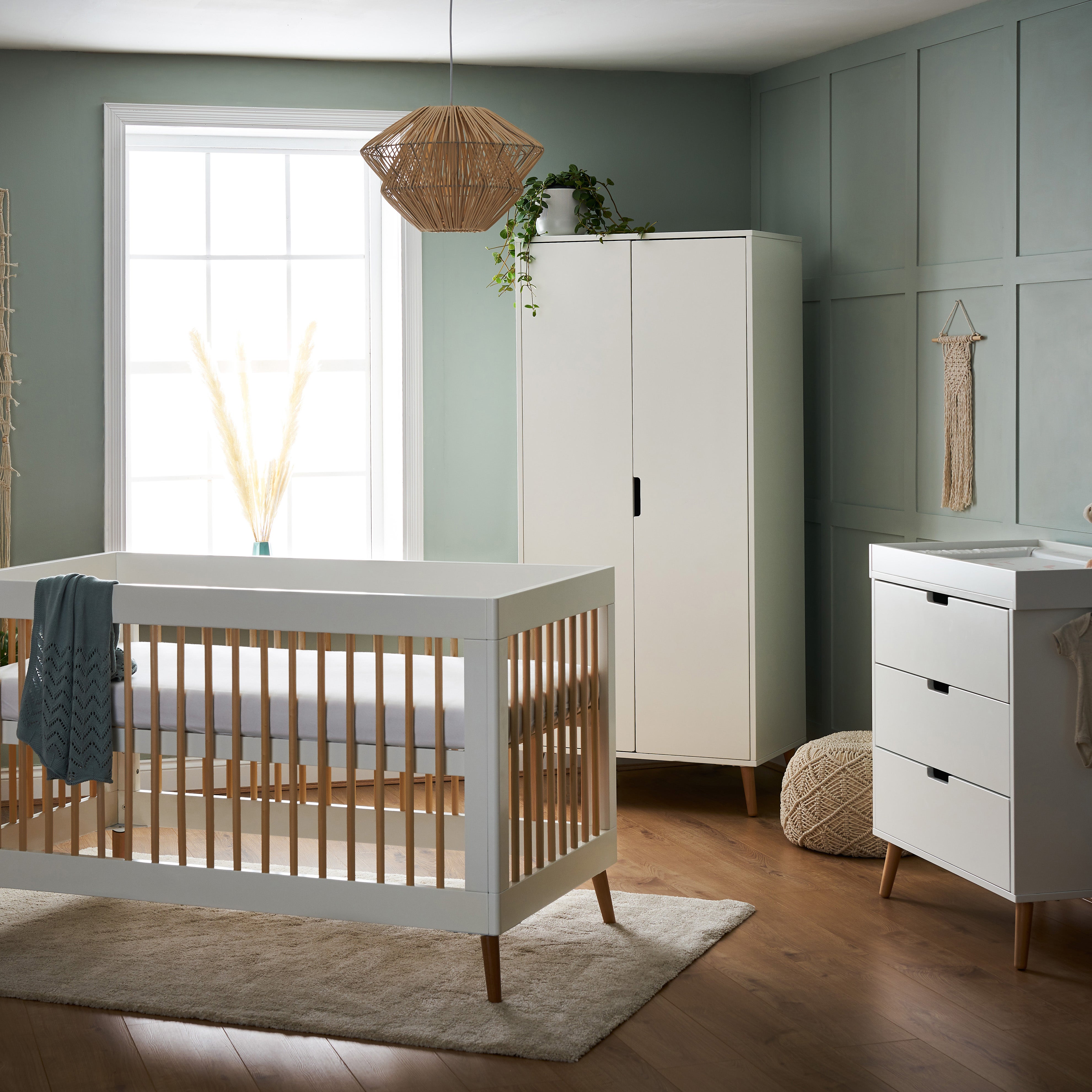 Obaby Maya 3 Piece Nursery Room Set, White White Price Comparisons | Compare The Build