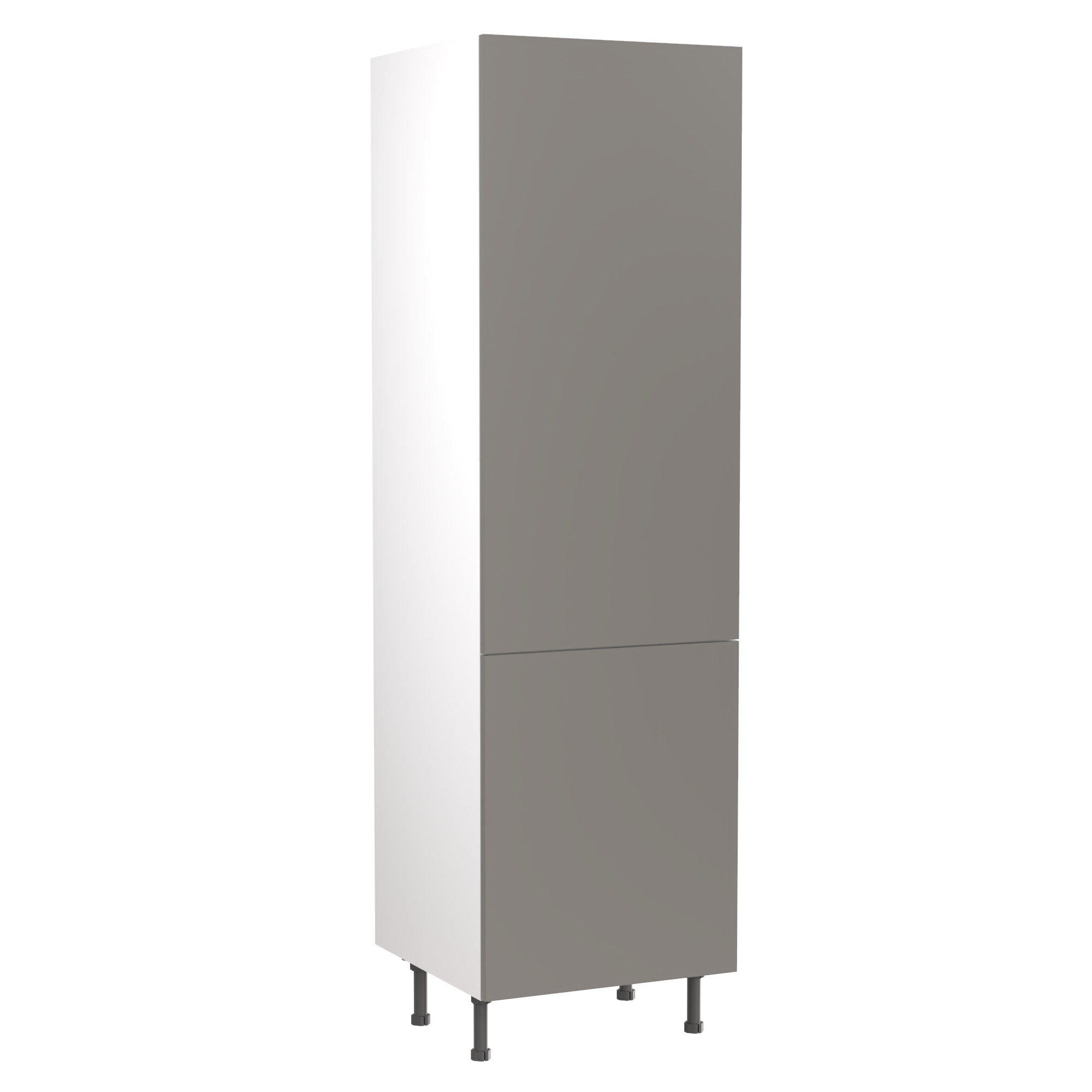 Flatpack Larder Unit Ultra Matt Dust Grey Slab 600mm - FKKF0834 Price Comparisons | Compare The Build