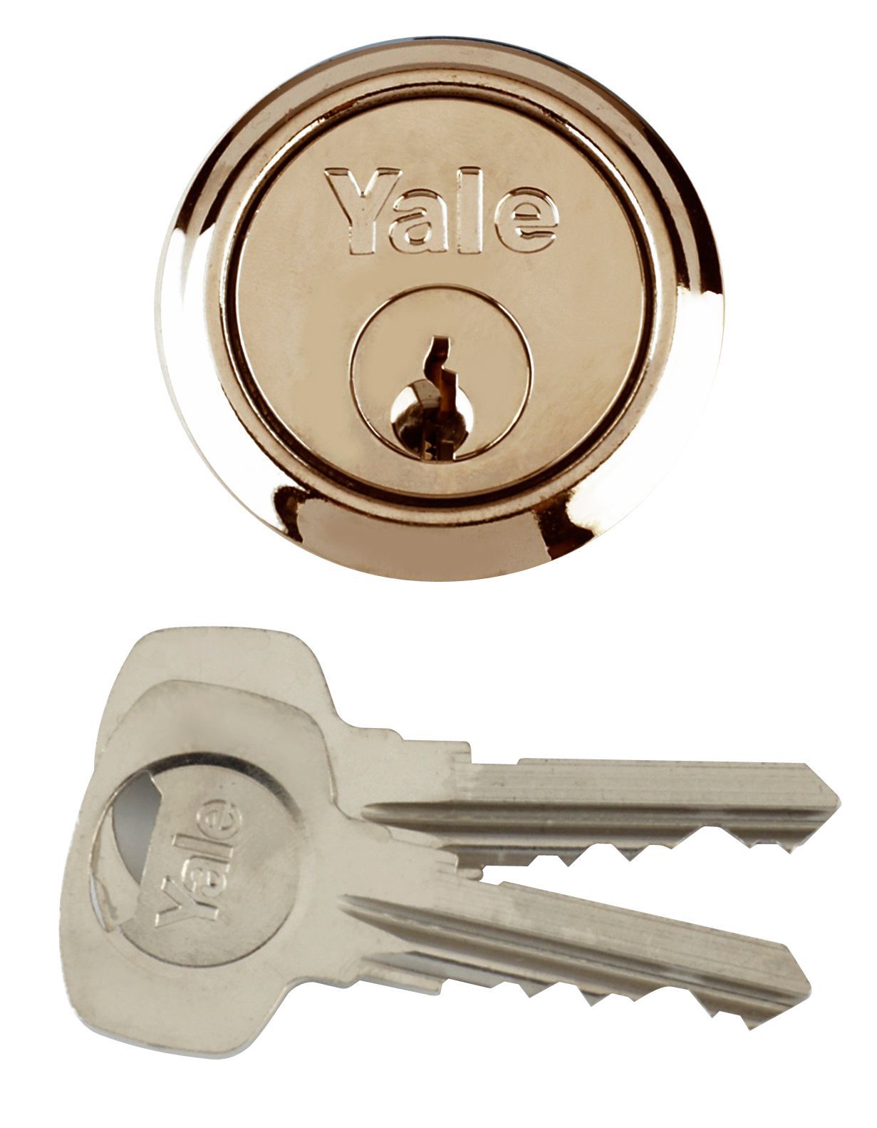 Yale Brass-Plated Metal Single Rim Cylinder Lock, (L)42mm Price Comparisons | Compare The Build