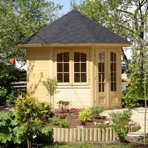 Palmako Veronica 2.9m x 2.9m Log Cabin (28mm) - 2 Windows Price Comparisons | Compare The Build