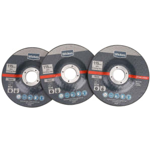 Wickes DPC Metal Grinding Disc 115mm - Pack of 3 Price Comparisons | Compare The Build