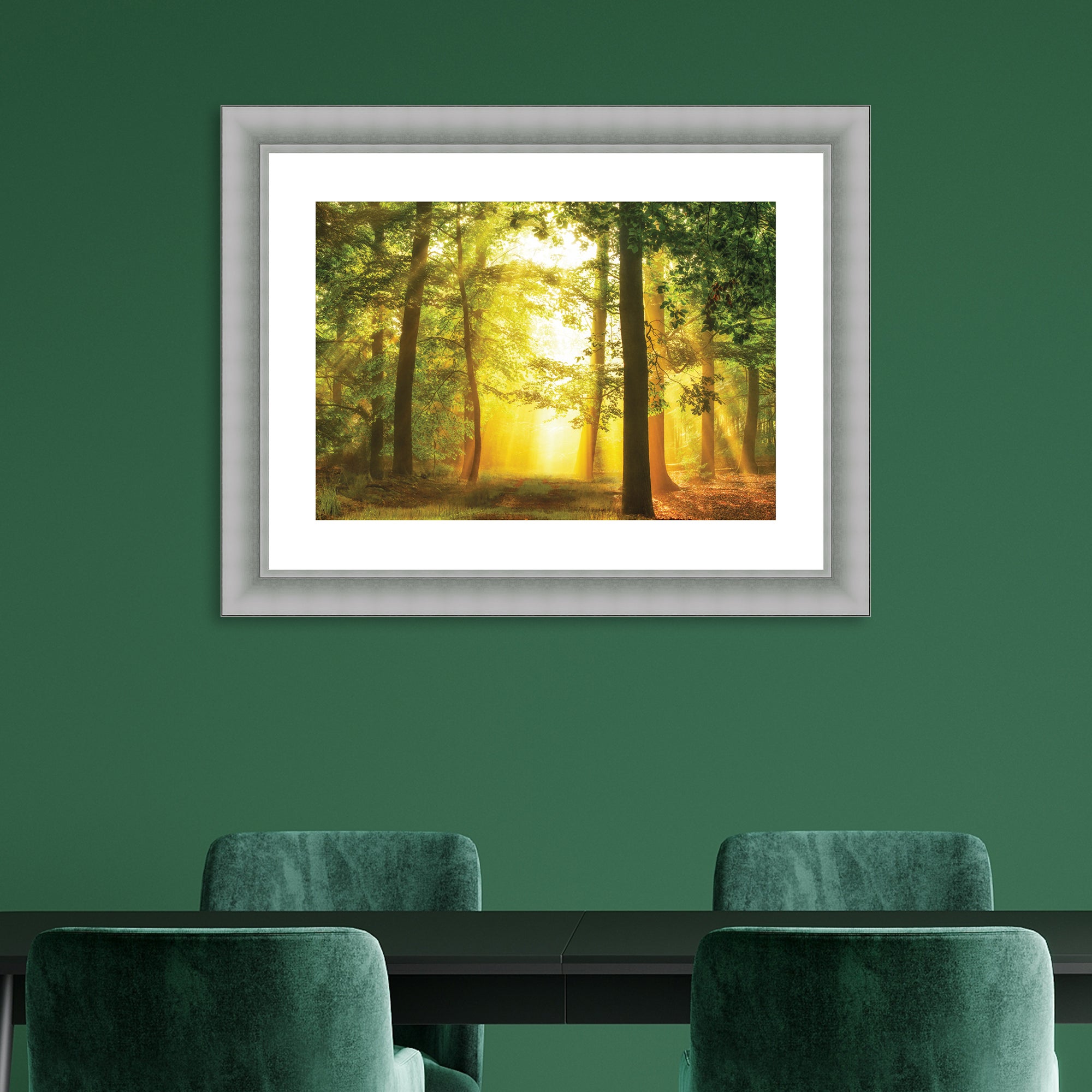 The Art Group Hidden In Plain Sight Framed Print Green Price Comparisons | Compare The Build