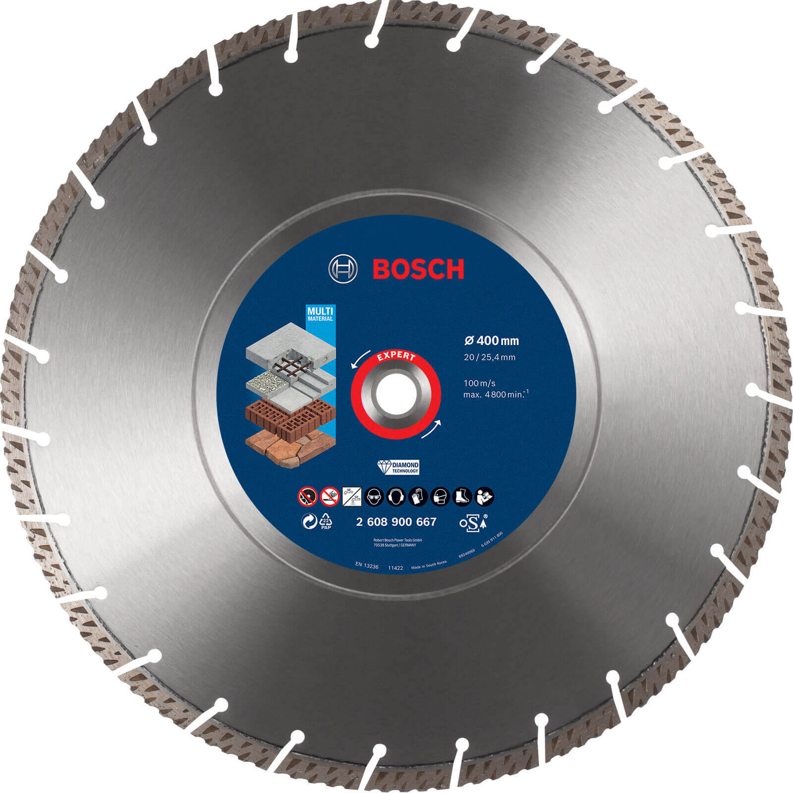 Bosch Expert Multi Material Diamond Cutting Disc 400mm 3.3mm 25.4mm Price Comparisons | Compare The Build