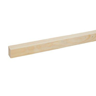 Rough sawn Whitewood spruce Timber (L)2.4m (W)30mm (T)25mm | Compare The Build