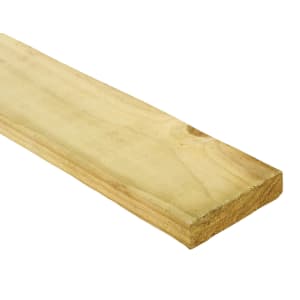 Wickes Treated Sawn Timber - 22 x 100 x 3000mm Price Comparisons | Compare The Build