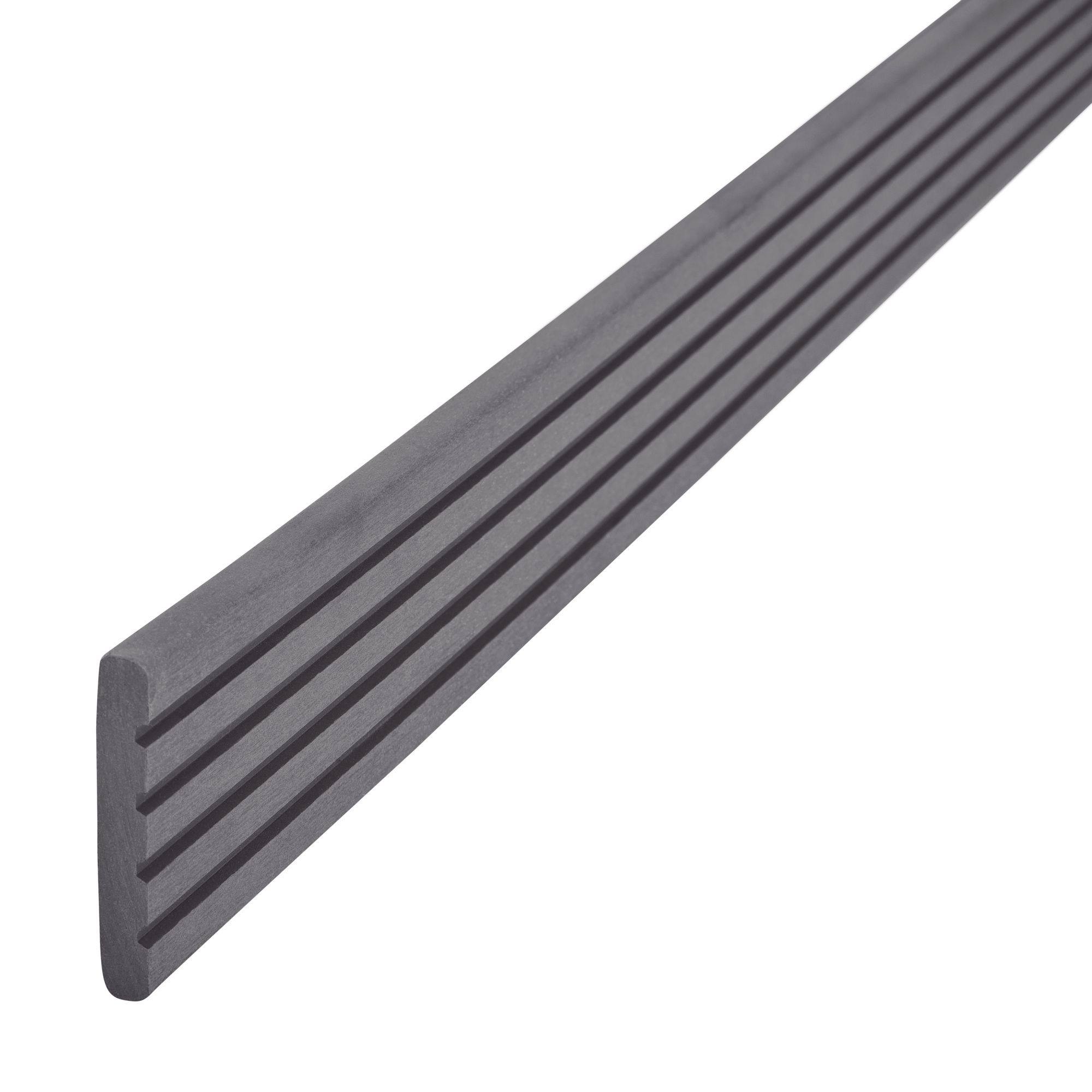 GoodHome Neva Solid Composite Finishing Profile Anthracite Grey (L)2200mm | Compare The Build