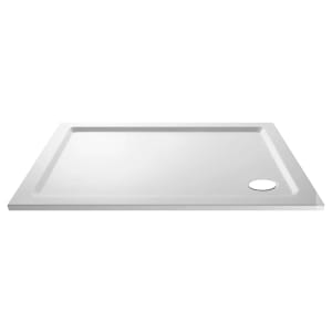 Wickes 40mm Pearlstone Rectangular Shower Tray - 1200 x 700mm | Compare The Build