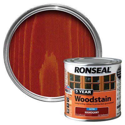 Ronseal Mahogany High Satin Sheen Wood Stain, 250Ml Price Comparisons | Compare The Build