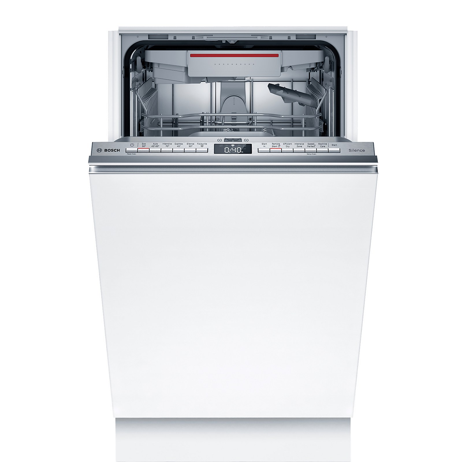 Bosch Series 4 SPV4EMX21G Fully Integrated Slimline Dishwasher - Stainless Steel Control Panel | Compare The Build