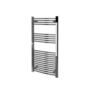 Kudox Curved Towel Radiator - Chrome 600 x 1200 mm Price Comparisons | Compare The Build