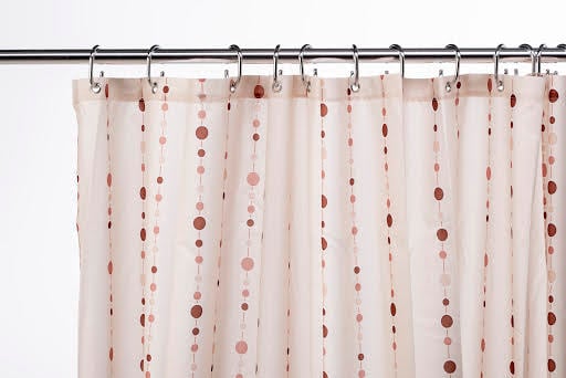 Croydex Dotty Textile Shower Curtain 180 x 180 cm - AF285820 Price Comparisons | Compare The Build