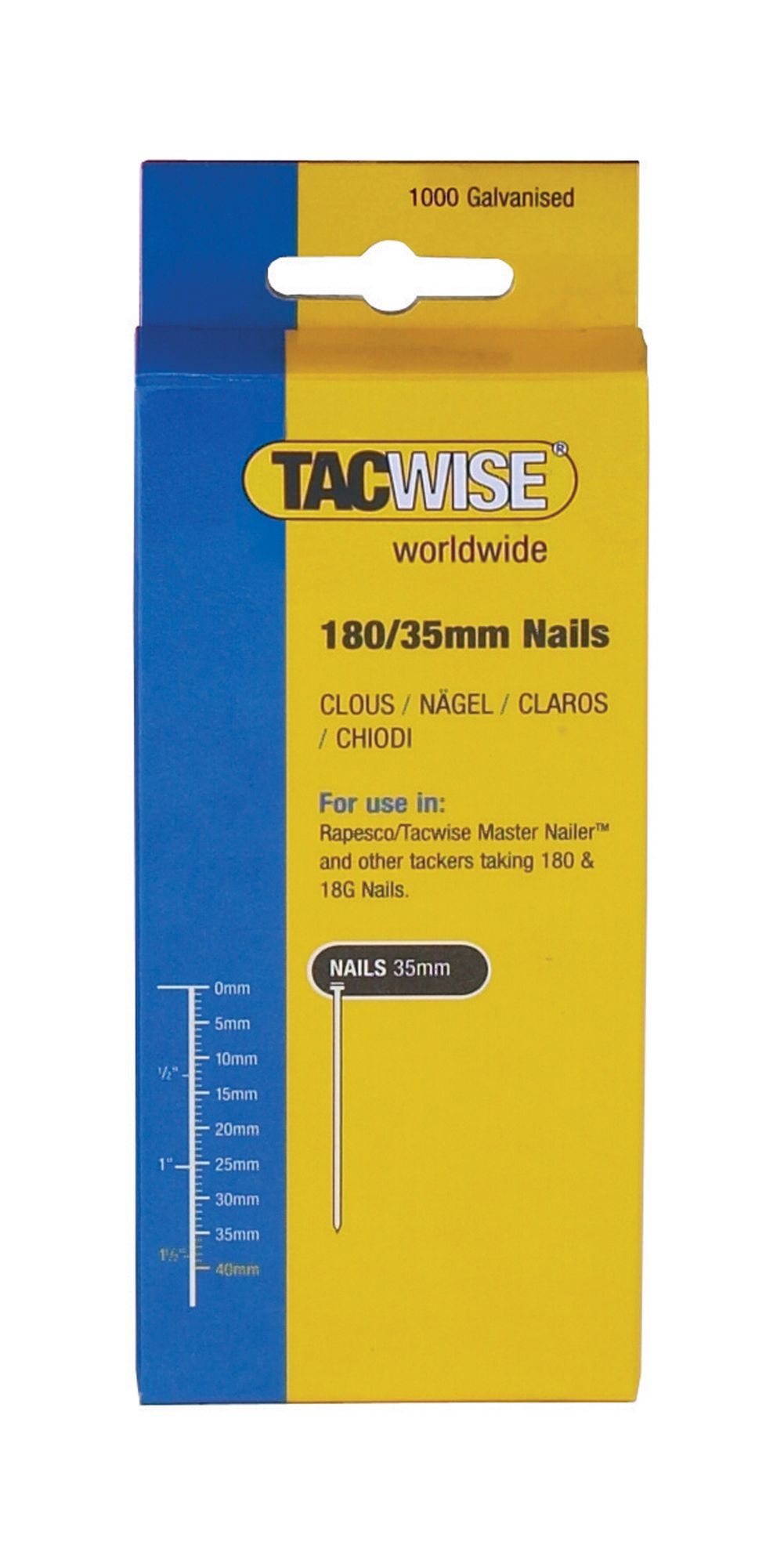 Tacwise Brad Nail (Dia)1.02mm (L)30mm 27G, Pack Of 1000 Price Comparisons | Compare The Build