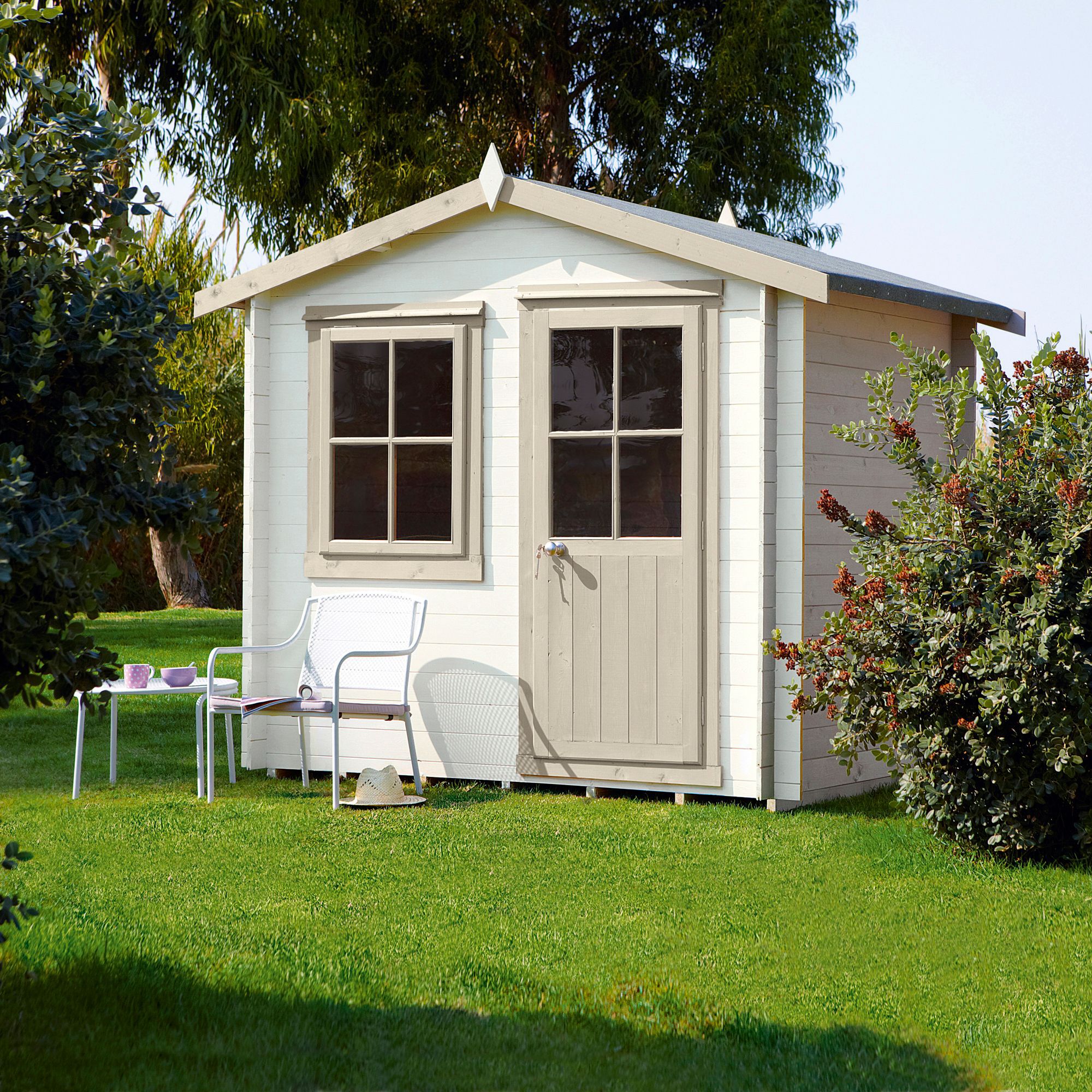 Shire Hartley 8X8 Apex Tongue & Groove Wooden Cabin (Base Included) - Assembly Service Included Price Comparisons | Compare The Build