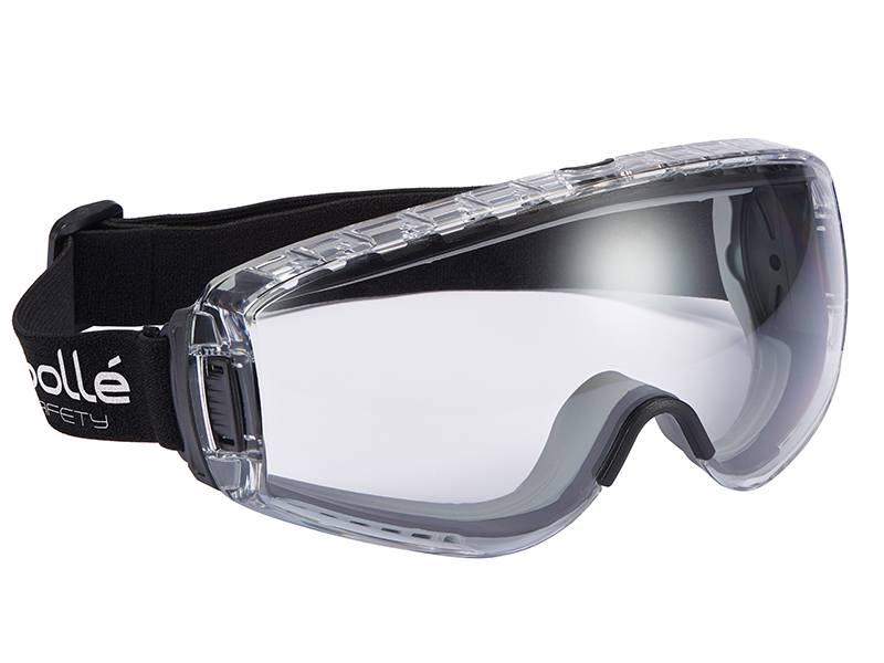 Bolle Safety BOLPILOPSI PILOT PLATINUM® Ventilated Safety Goggles - Clear | Compare The Build