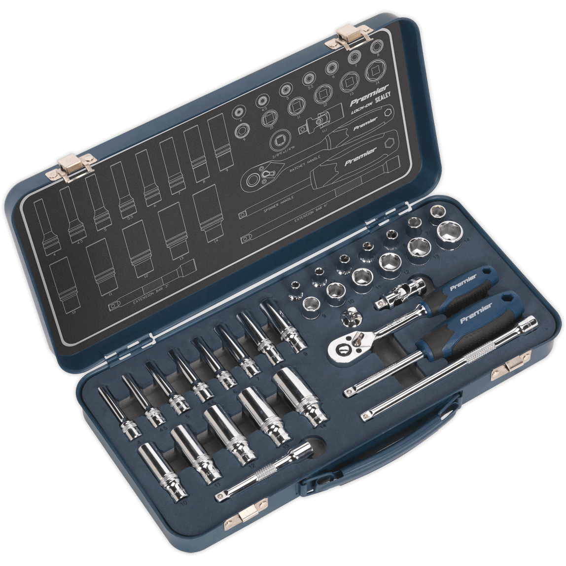 Sealey 32 Piece 1/4" Drive Socket Set 1/4" Price Comparisons | Compare The Build