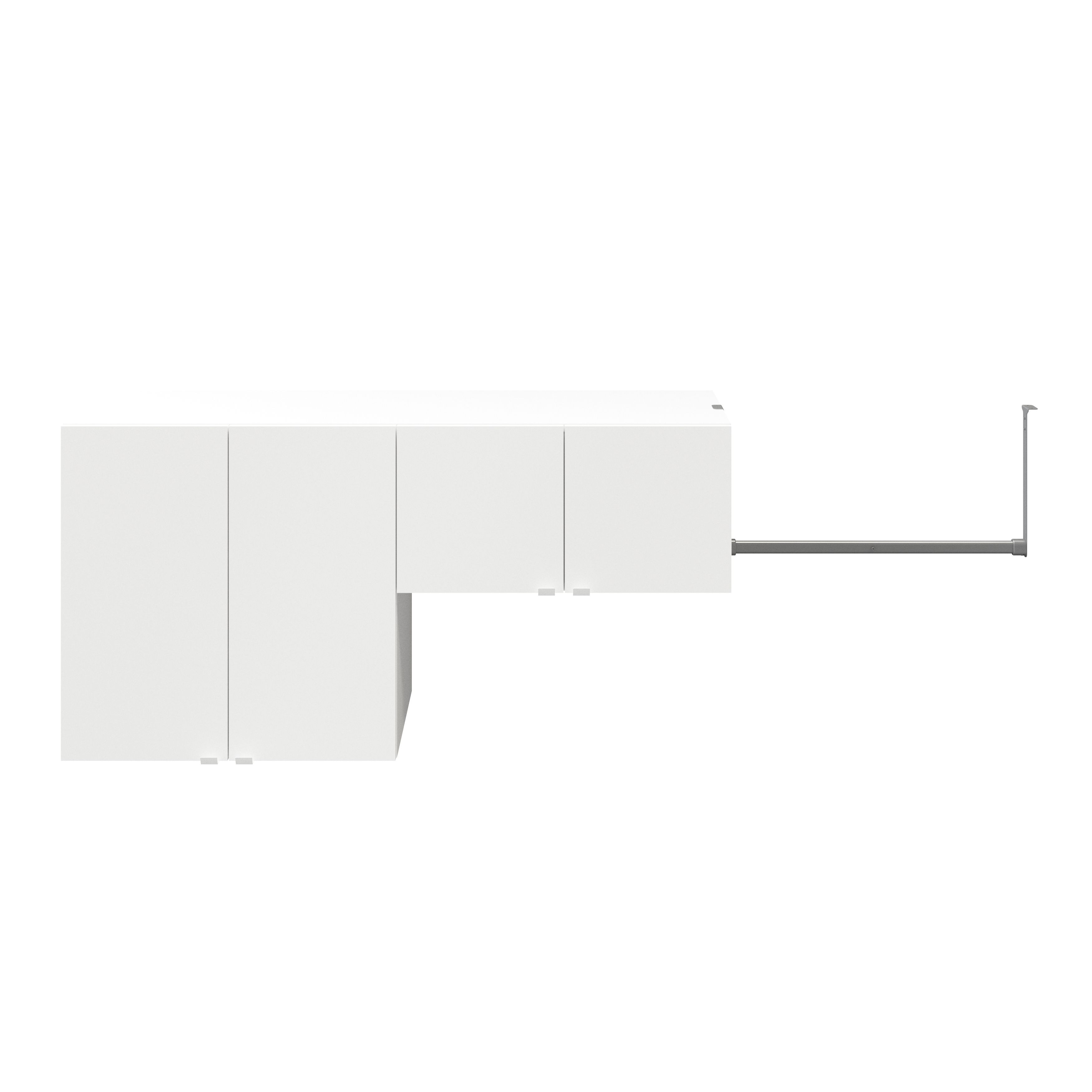 GoodHome Atomia White Medium Wall Storage Kit (H)750mm Price Comparisons | Compare The Build
