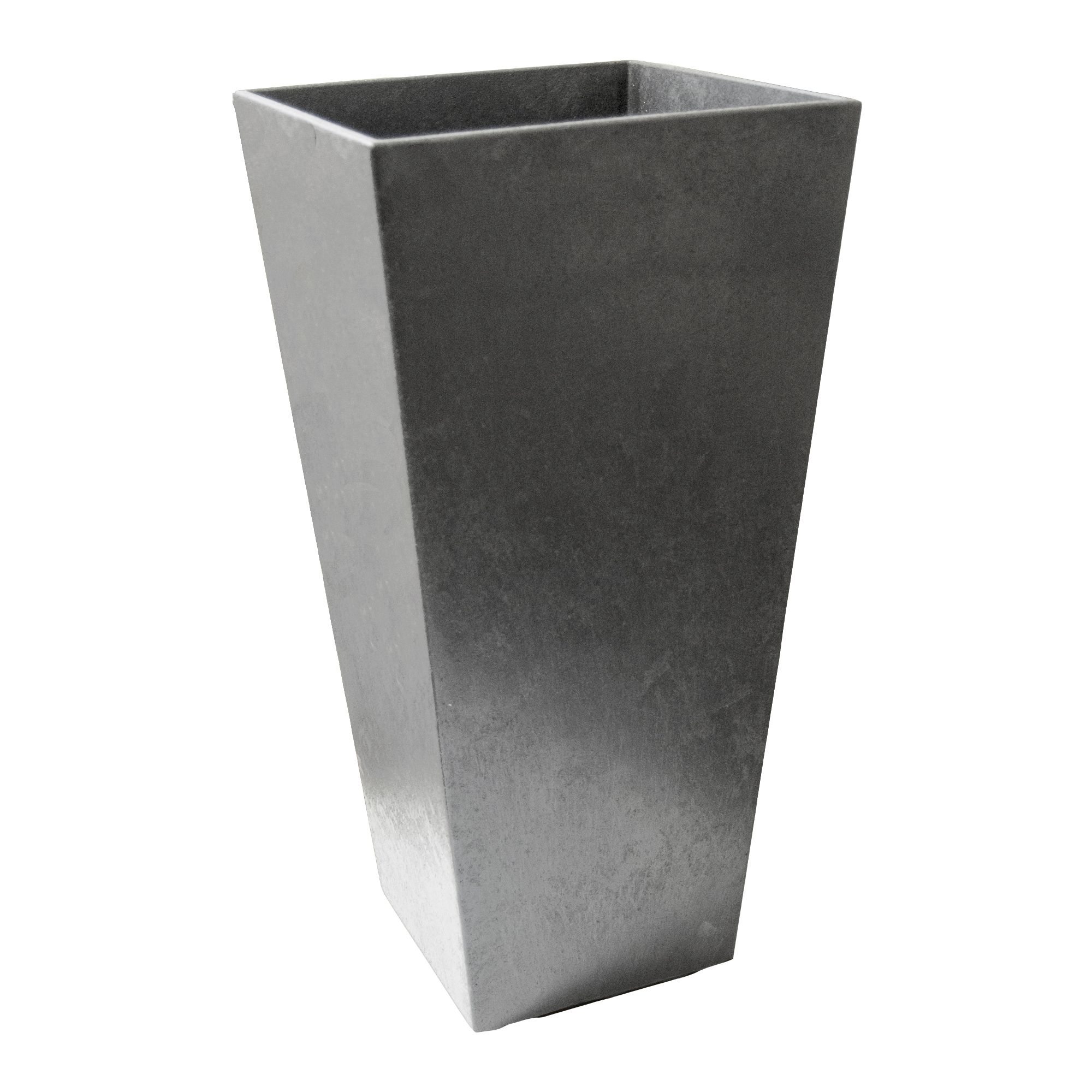 Primeur Sonata Pewter Plain Square Plant Pot (Dia)35Cm Price Comparisons | Compare The Build