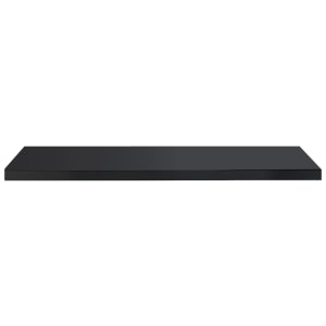 Wickes Gloss Black Radiator Shelf - 18 x 150 x 600mm Price Comparisons | Compare The Build