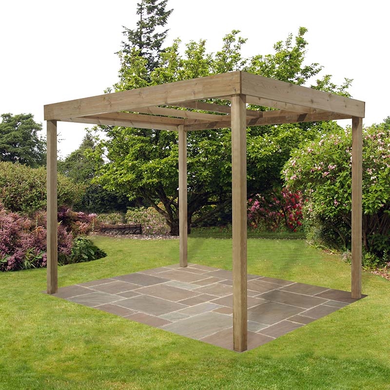 Forest Dining Wooden Garden Pergola Kit 10'x8' Price Comparisons | Compare The Build