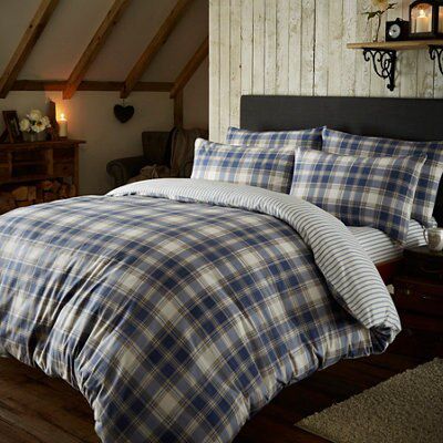 Chartwell Check Blue Single Bedding Set Price Comparisons | Compare The Build