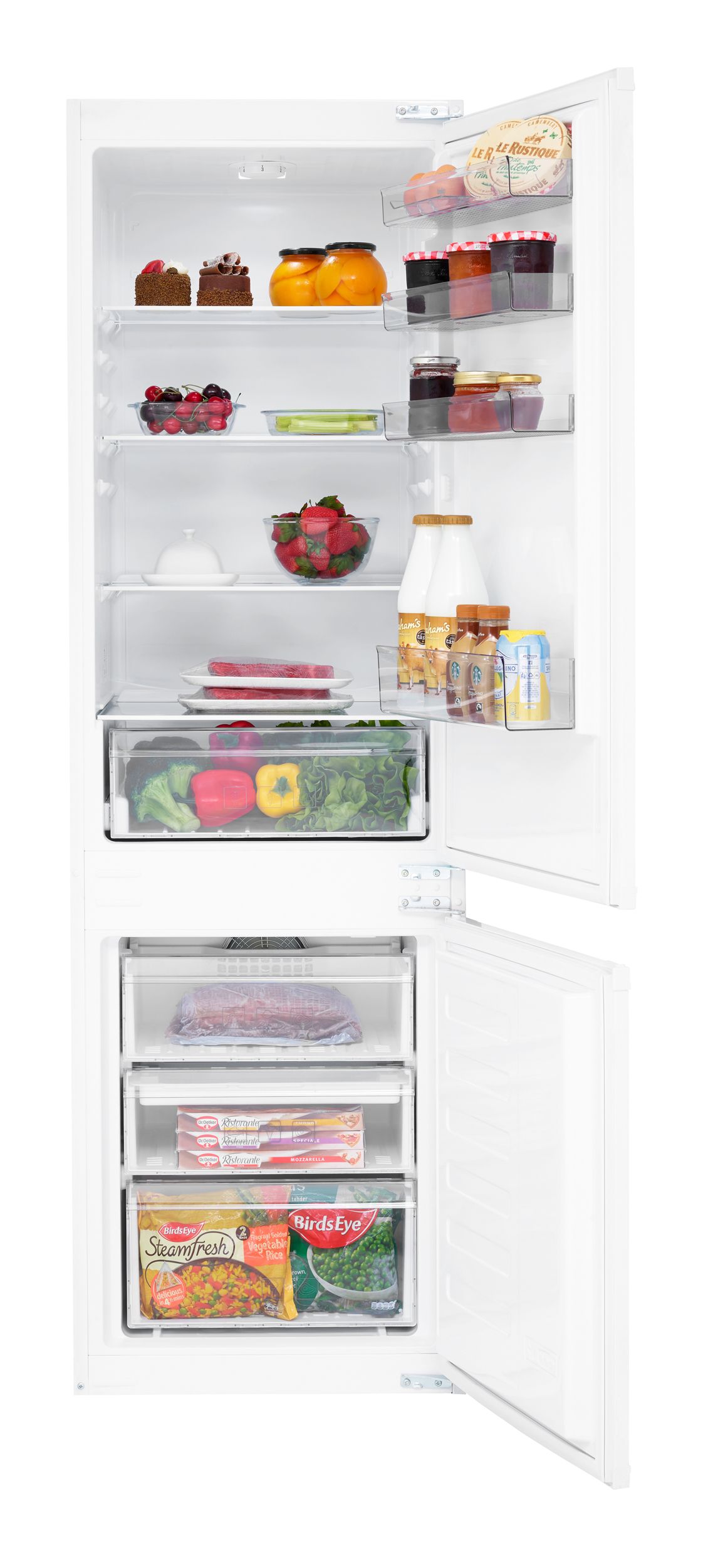 Beko Icqfd373 70:30 White Integrated Fridge Freezer Price Comparisons | Compare The Build