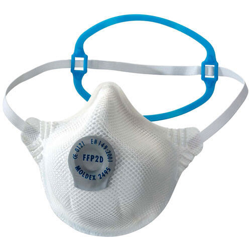 Moldex 2495 Smart Solo Moulded Disposable Dust Mask FFP2 Pack of 20 | Compare The Build