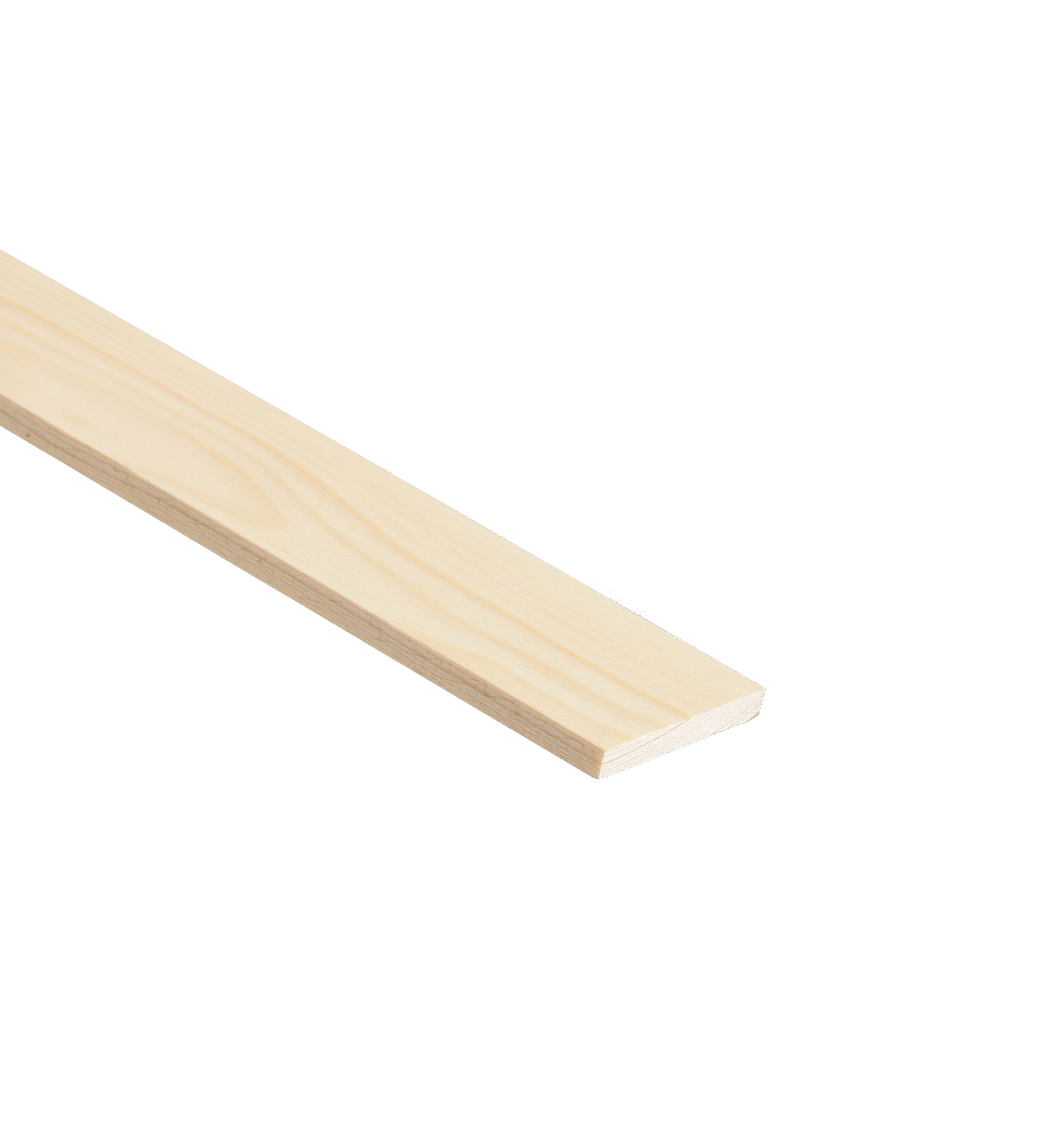 Cheshire Mouldings Natural Pine Moulding (L)2.4M (W)44.5mm (T)6mm Price Comparisons | Compare The Build