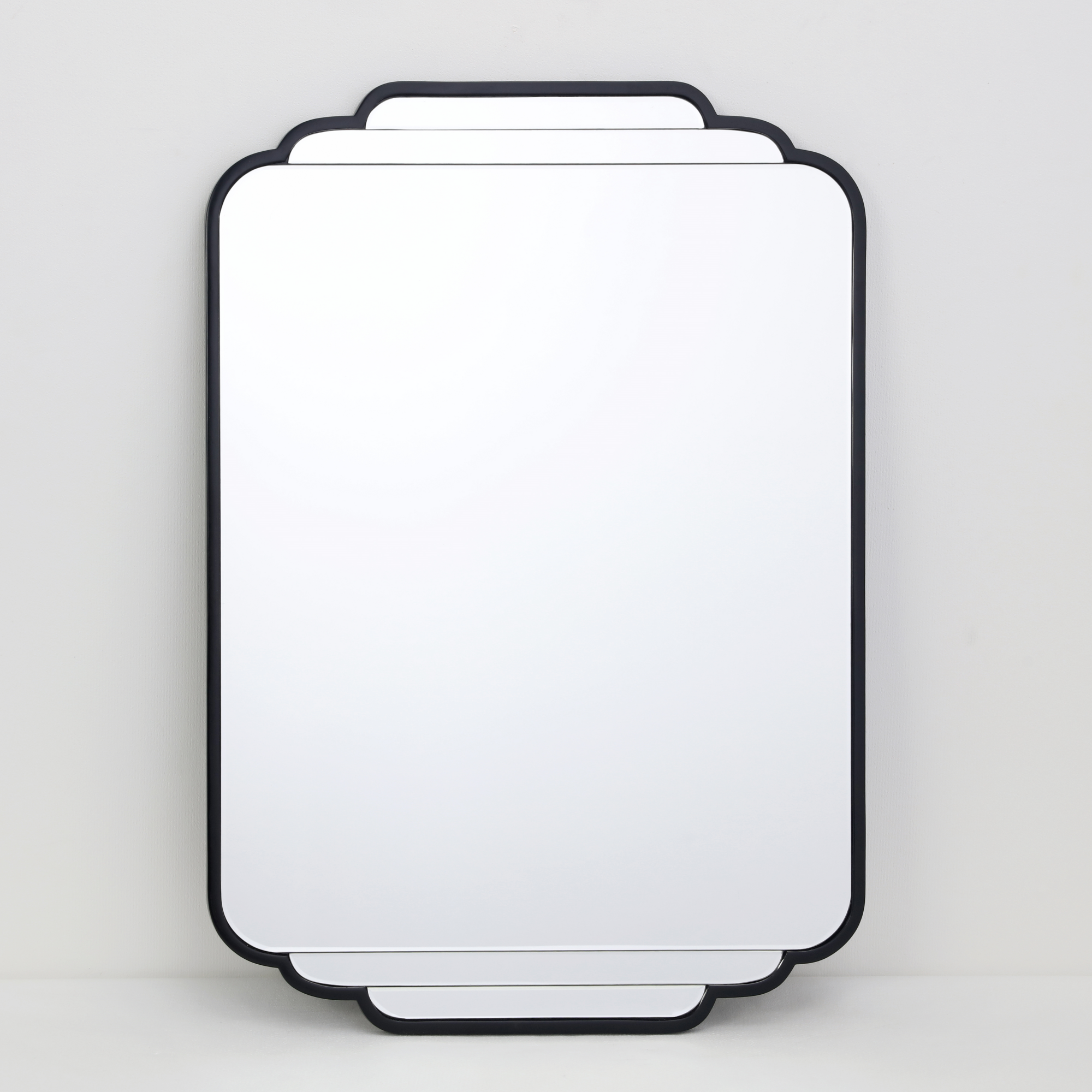 Equatorial 85x60cm Wall Mirror Black | Compare The Build