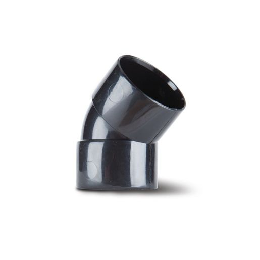 Polypipe Waste Solvent Weld Abs 45 Inch Obtuse Bend Black 50mm Ws54B Price Comparisons | Compare The Build