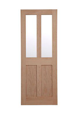 2 Panel Melbury Patterned Glazed Internal Door, (H)1981mm (W)762mm (T)35mm Price Comparisons | Compare The Build