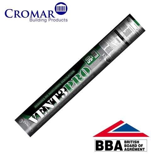 Breather Membrane Felt Underlay Cromar Vent 3 Pro - 50m x 1.5m Roll CRO0067 Price Comparisons | Compare The Build