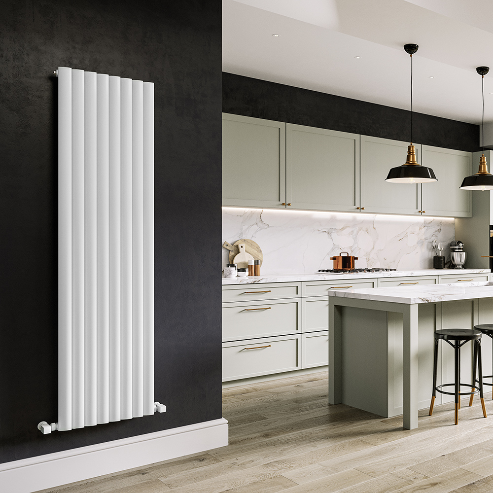 Trade Direct Edge Vertical Designer Radiator, White, 1800mm x 475mm Price Comparisons | Compare The Build