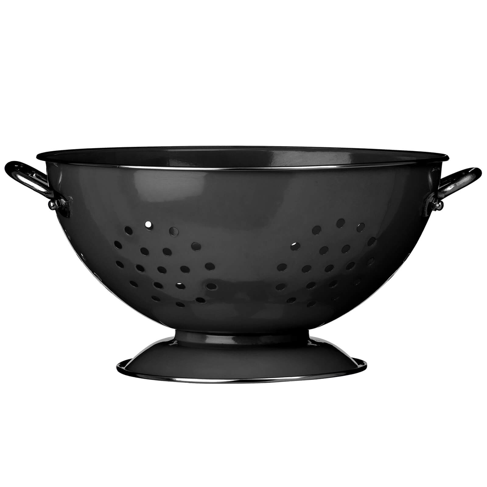 Black Enamel Colander | Compare The Build